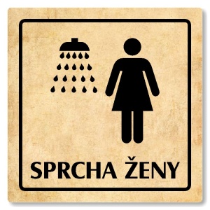 Sprcha ženy, 118x118mm, pergamen, Arizona